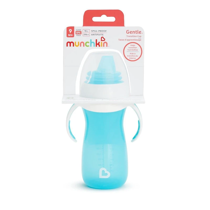 Tasse de transition Gentle Munchkin, 10 oz, la couleur peut varier