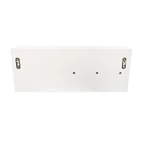 Hometrends 16" White Shelf Wall Organizer