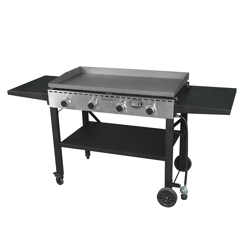Expert Grill 4 Burner Propane Gas Flat Top Griddle Grill, Black, GGC2342W-C