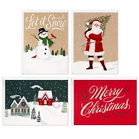 Boîte de cartes de Noël – Connections from Hallmark (Les joies de l'hiver), 20 cartes
