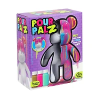 Pour Palz Large Paint Bear - Golden Dream