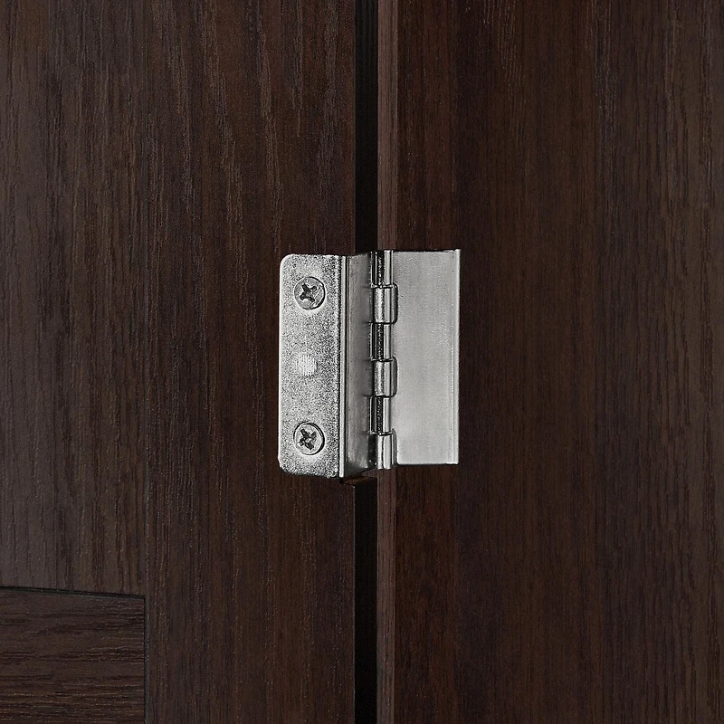 Armoire murale à deux portes Hayward - Grain de bois foncé