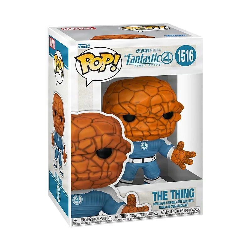 Funko Pop! Marvel: The Thing (Fantastic Four: First Steps) bobblehead en vinyle