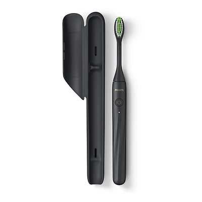 Philips One by Sonicare Rechargeable Toothbrush, Black, HY1200/06, One up your brushing