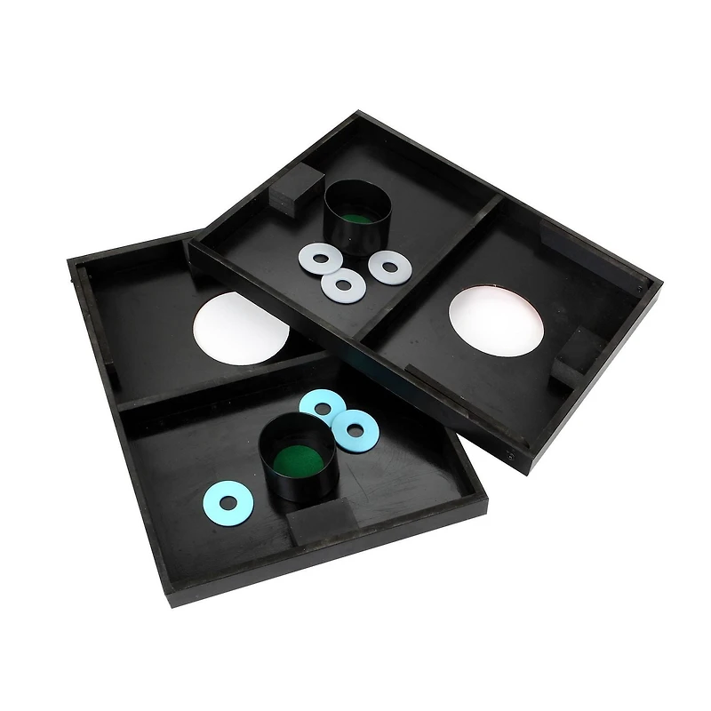 Hathaway Triple Play 3 in 1 Toss GAME for Bean Bag, Washer Toss And Ladder Toss with Rip Resistant Nylon Carry Bag