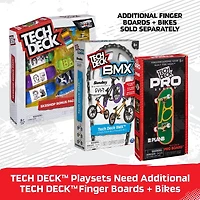 Tech Deck, Speedway Hop, X-Connect Park Creator, Customizable and Buildable Ramp Set with Exclusive Fingerboard, Kids Toy for Ages 6 and up
