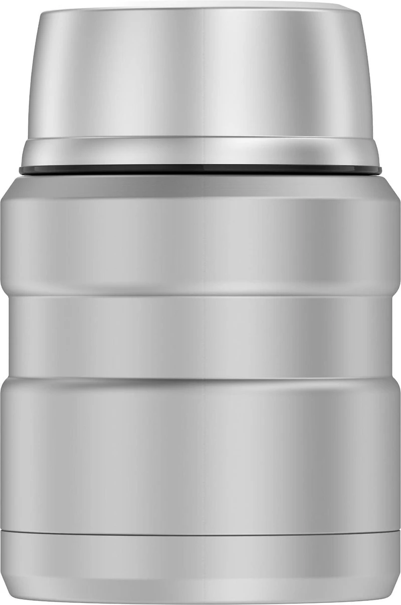 Thermos Stainless King Pot alimentaire isotherme sous vide avec cuillère, 453,6 g, acier inoxydable mat Contenant à aliments