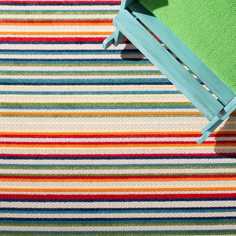 SAFAVIEH Cabana Siomha Striped Outdoor Area Rug