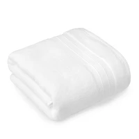 hometrends Solid 100% Cotton Bath Towel, 1 Piece, 550 GSM, Highly Absorbent & Soft Bathroom White