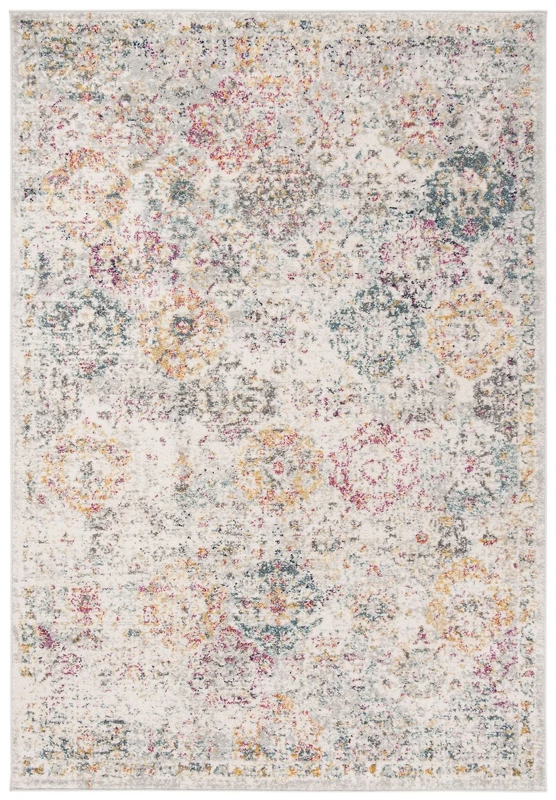SAFAVIEH Madison Judith Geometric Floral Area Rug