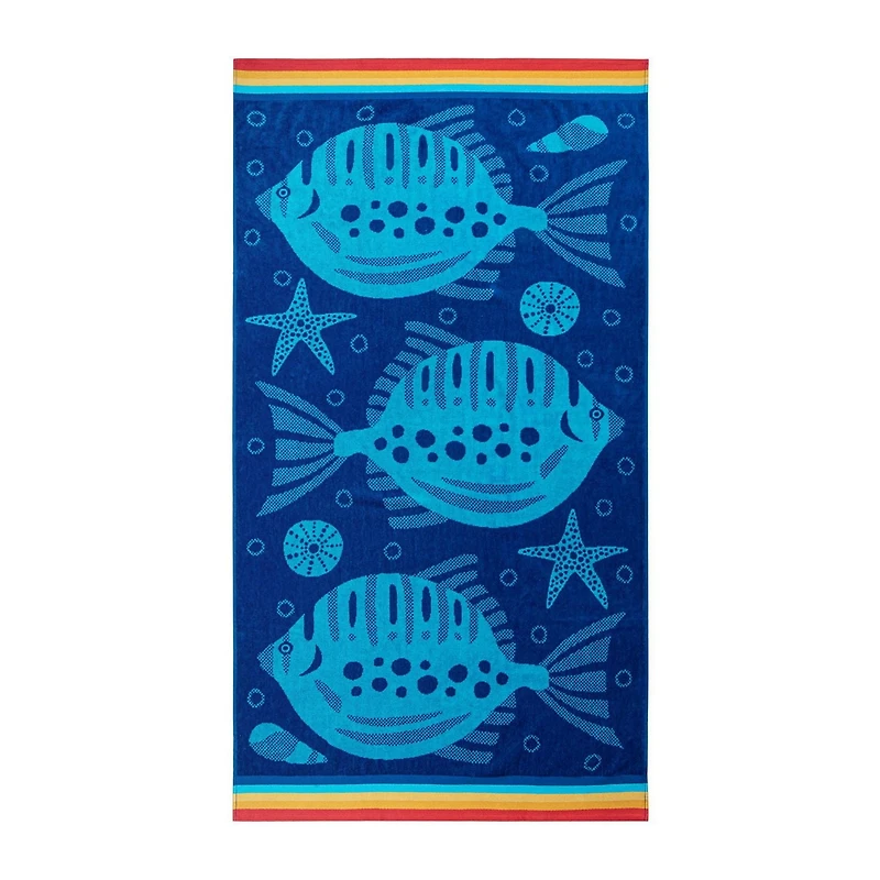Serviette de Plage Poissons