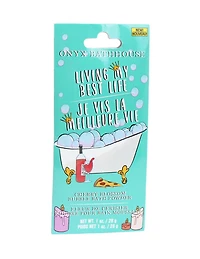 Onyx Bathhouse Je Vis La Meilleure Vie Poudre Pour Bain Moussant