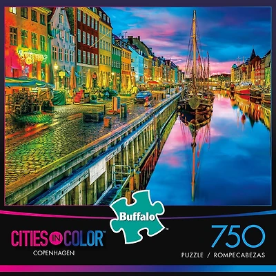 Buffalo Games Cities in Color Le puzzle Copenhagen en 750 pièces
