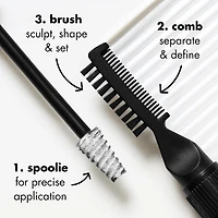 e.l.f. Cosmetics Gel de lamination pour sourcils 3-en-1 applique, 0.27 oz