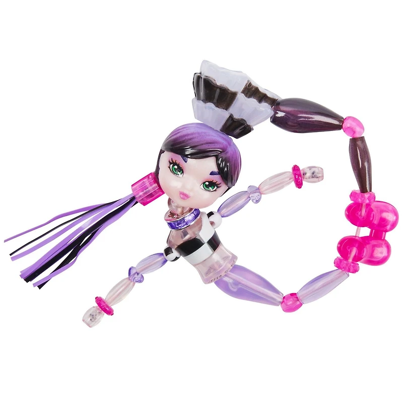 Twisty Girlz, Série 2, Poupée à transformer en bracelet à collectionner Chexie avec Twisty Petz mystère