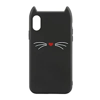 Étui souple en plastique à la mode pour iPhone XR blackweb (Noir)
