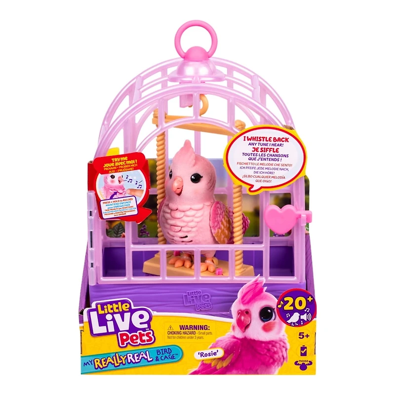 Little Live Pets Bird and Cage Rosie