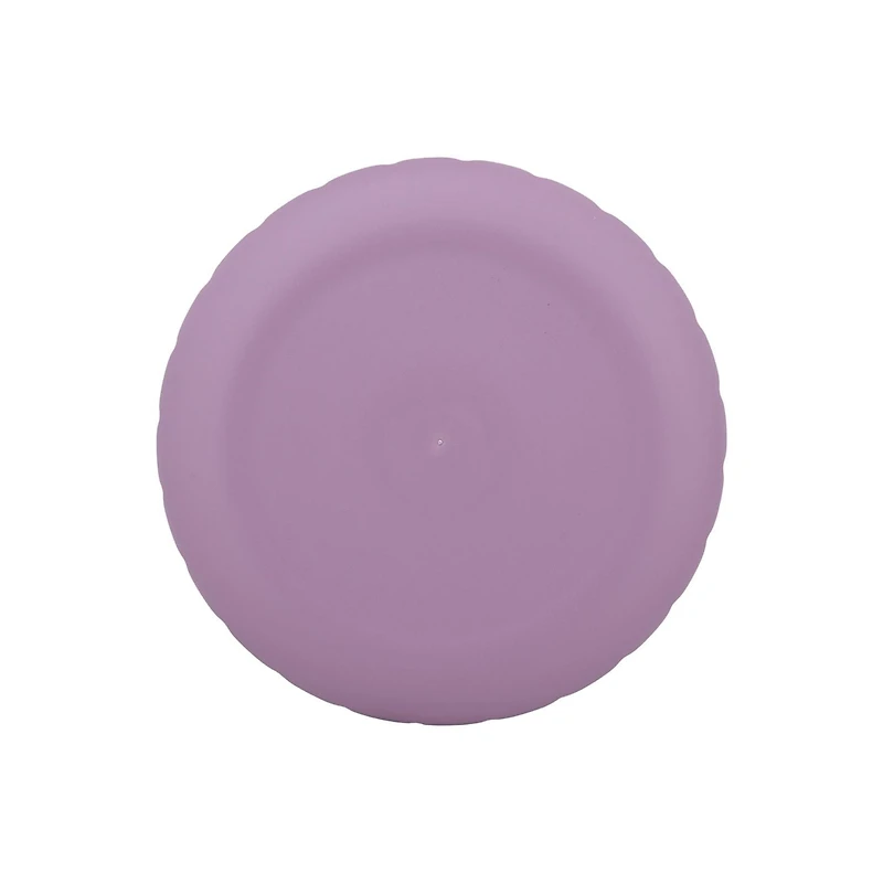 Mainstays Polypropylene Scalloped Round Plate, Purple