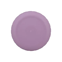 Mainstays Polypropylene Scalloped Round Plate, Purple