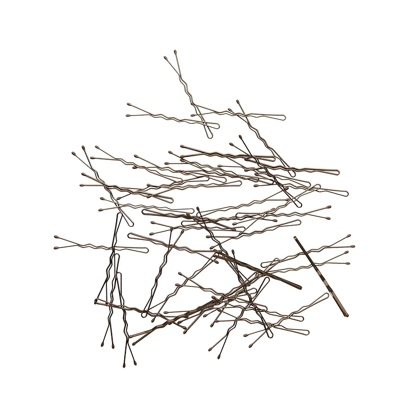 Goody Ouchless Pain-Free Bobby Pins, Brown Hair Pins, 48 Ct