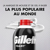 Mousse à raser pour hommes Gillette Foamy originale, parfum Original, 507g (14,9oz) 422G