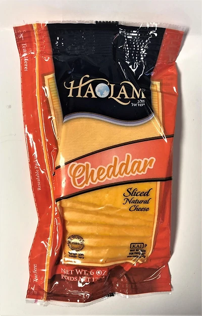 Fromage Naturel en Tranches de Cheddar Coloré Haolam Cheddar Coloré