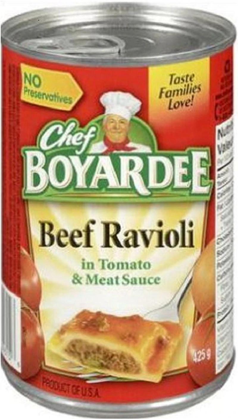 Ravioli au bœuf à la sauce tomate et viande de Chef BoyardeeMD 425g