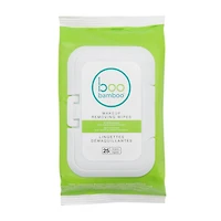 Ensemble de soins de la peau Entièrement Naturels Boo Bamboo de 3 pcs - Nettoyant équilibrant pour le visage, Lotion anti-âge pour le visage et Lingettes démaquillantes + Cadeau en prime