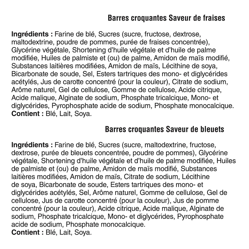 Kelloggy's Barres croquantes géantes Special K 40 croquantes, 500 g