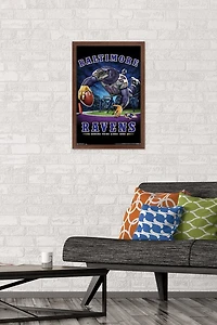NFL Baltimore Ravens - End Zone 17 Wall Poster, 14.725" x 22.375"