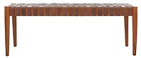Safavieh Amalia Leather Bench