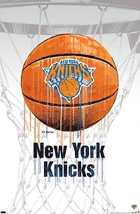 NBA New York Knicks - Drip Basketball 21 Wall Poster, 22.375" x 34"
