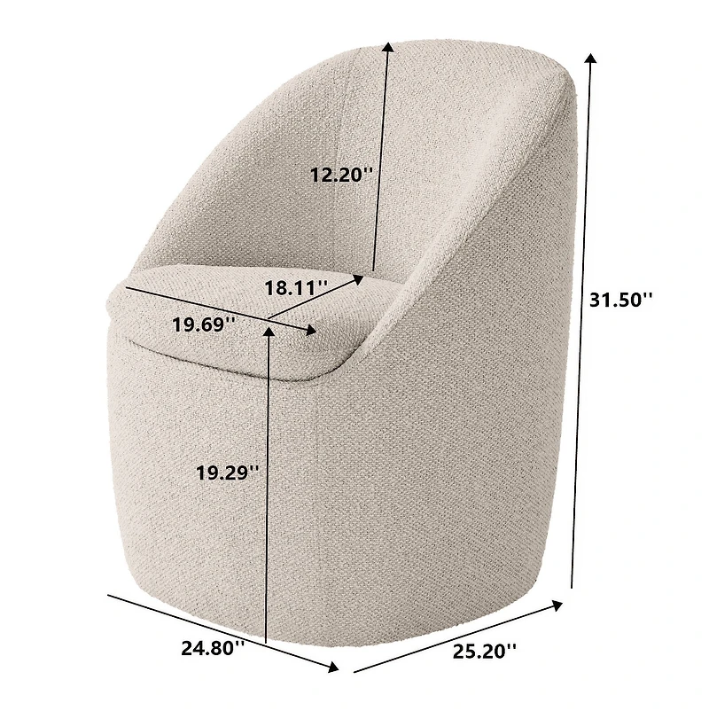 Chaises de salle à manger Better Homes & Gardens Mira Everywhere 25.20 x 24.80 x 31.50 in