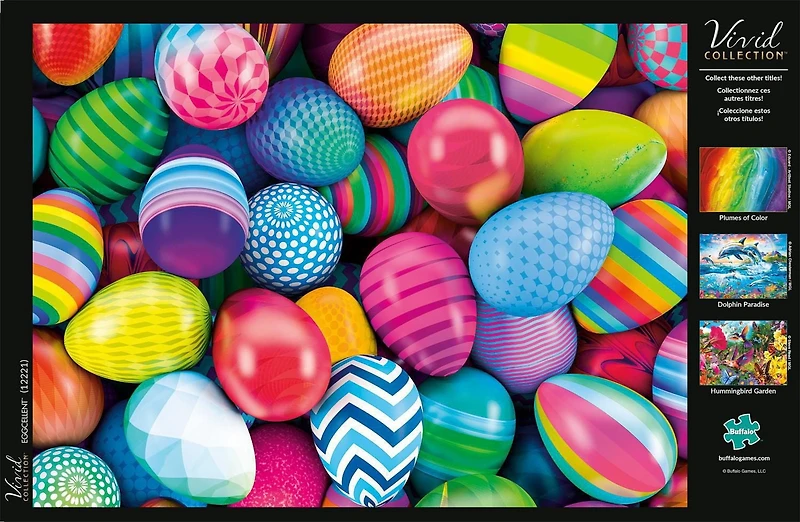 Buffalo Games - Vivid Collection - Eggcellent - 1000 Piece Jigsaw Puzzle