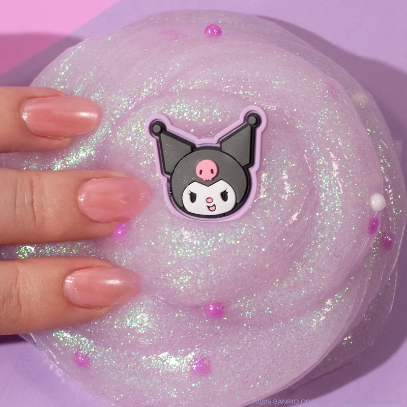 Kuromi SLIMYGLOOP Jar, 8 oz Purple & White Cake-Scented Slime