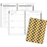 2026 Mead® Yellow Buttercup Small Weekly Clear Poly Cover Planner
