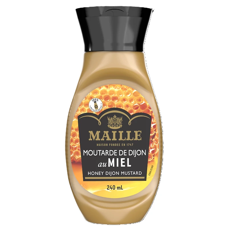 Maille Moutarde De Dijon au Miel 240ml MAILLE MOUTARDE AU MIEL DIJON SQUEEZE 240ML
