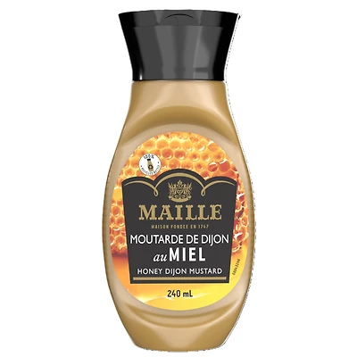 Maille Moutarde De Dijon au Miel 240ml MAILLE MOUTARDE AU MIEL DIJON SQUEEZE 240ML