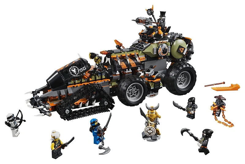 LEGO NINJAGO Masters of Spinjitzu: Dieselnaut 70654 Building Kit (1179 Piece)
