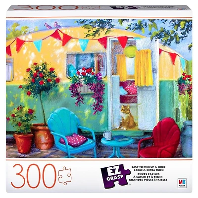 EZ Grasp, Puzzle de 300 pièces, pour adultes et enfants à partir de 8 ans, Camping vintage