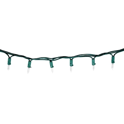 250 FACETTED M5 LED LIGHTS, IN/OUT,10 FUNCTIONS W/TIMER& ADAPTOR, GREEN WIRE, WARM WHITE, 250 FACETTED M5 LED LIGHTS