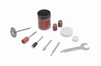 HART Kit d’outils rotatif 1 ampère à 2 vitesses avec 10 accessoires Poignée ergonomique