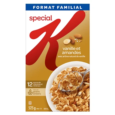 Kellogg's Special K Cereal Vanilla Almond Family Size 525g