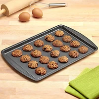 Mainstays 3PC Ensemble de Cookies Antiadhésives, 11,2" x 17,2", 10,2" x 15,2", 9,2" x 13,2", Gris MS 3PC Ensemble de Cookies Antiadhésives