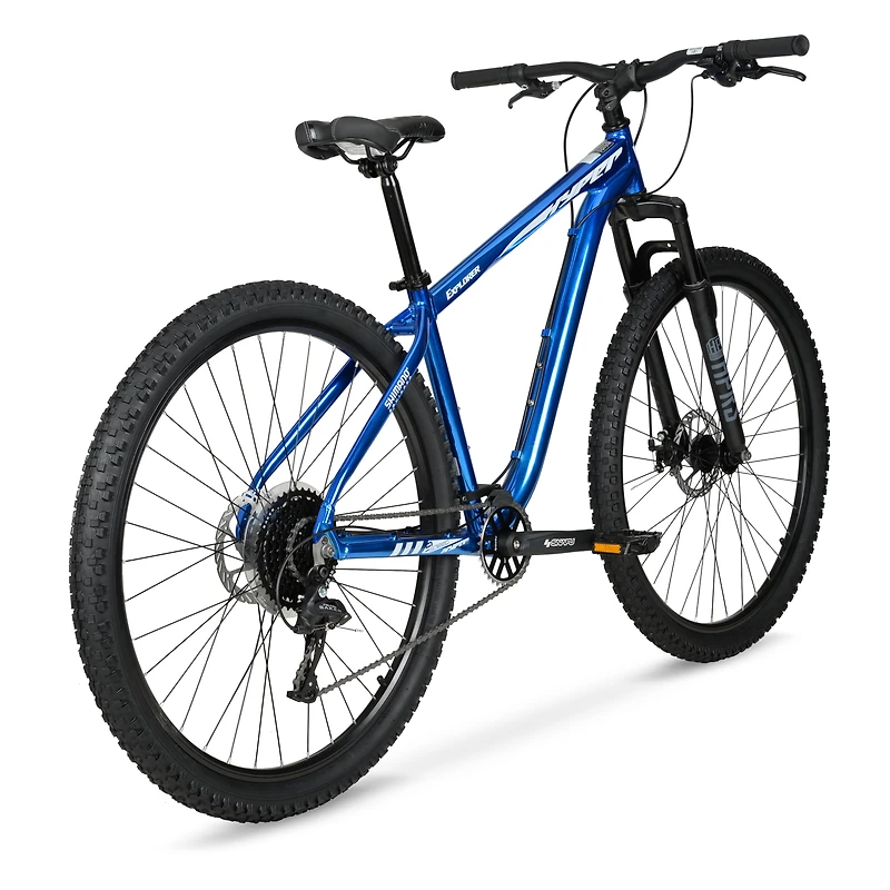 Hyper Bicycles 29” Explorer Mountain Bike, Adults 14+ Years, Hard Tail, Blue, 29" EXPLORER BLUE