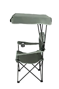 Ozark Trail Camping Chair with Shade, Polyester, Canopy Quad Chair