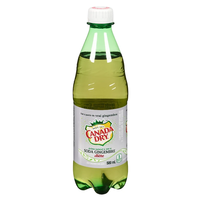Soda gingembre diète Canada Dry Bouteille de 500