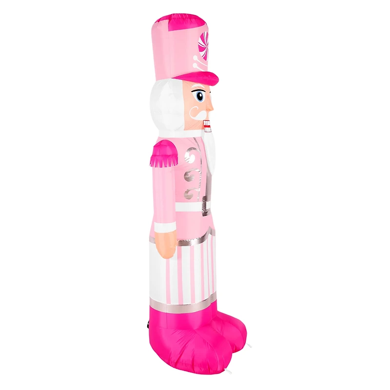 8FT PINK NUTCRACKER