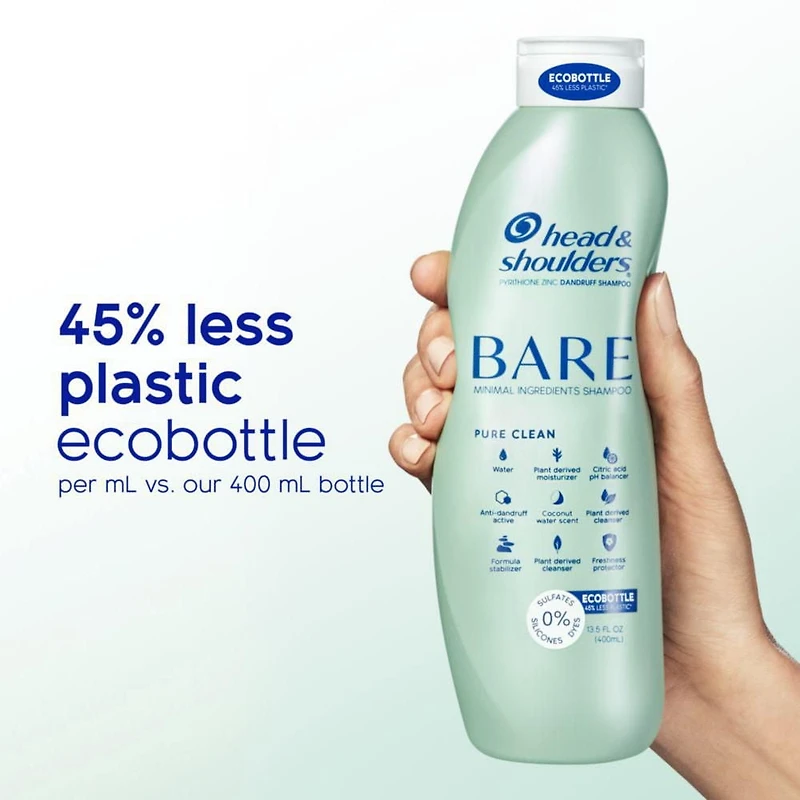 Shampooing antipelliculaire BARE Hydratation apaisante Head & Shoulders, antipelliculaire Baby Bunny Bib