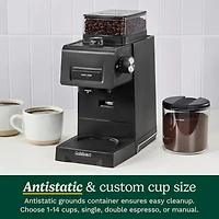 Cuisinart Espresso & Coffee Conical Burr Grinder, 35 Grind Settings, 1-14 Cups